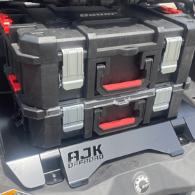 Ajk Offroad Can-am Maverick X3 Storage Mount, X3 Bauer Tool Box Mount