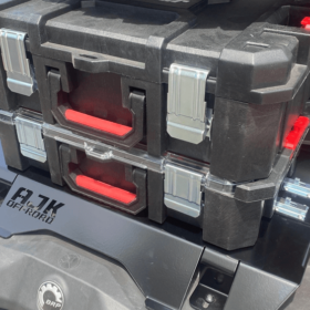 Ajk Offroad Can-am Maverick X3 Storage Mount, X3 Bauer Tool Box Mount