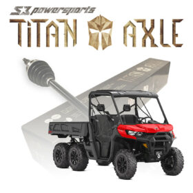 S3 Power Sports Can-am Defender 6x6 Axles, Titan Edition