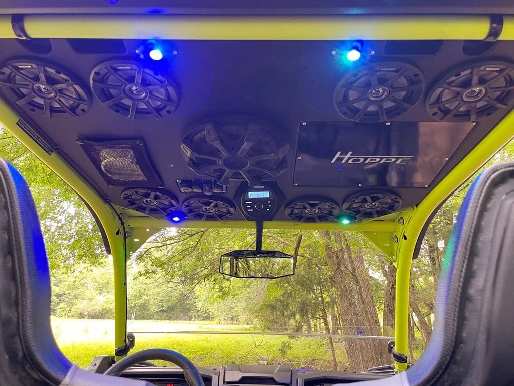 Hoppe Kawasaki Krx Audio Roof, Full Stereo Setup