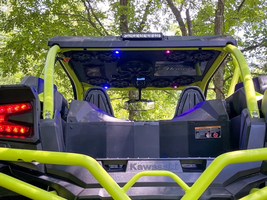 Hoppe Kawasaki Krx Audio Roof, Full Stereo Setup