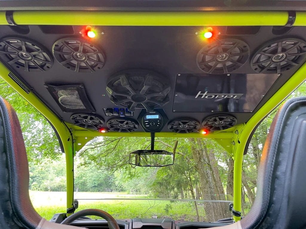 Hoppe Kawasaki Krx Audio Roof, Full Stereo Setup
