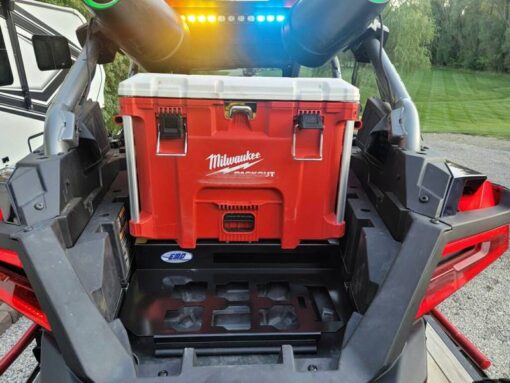 Polaris Rzr Pro R Packout Mount, Dual Stack