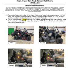 Trail Armor Can-Am Maverick R Inner Fender Guards