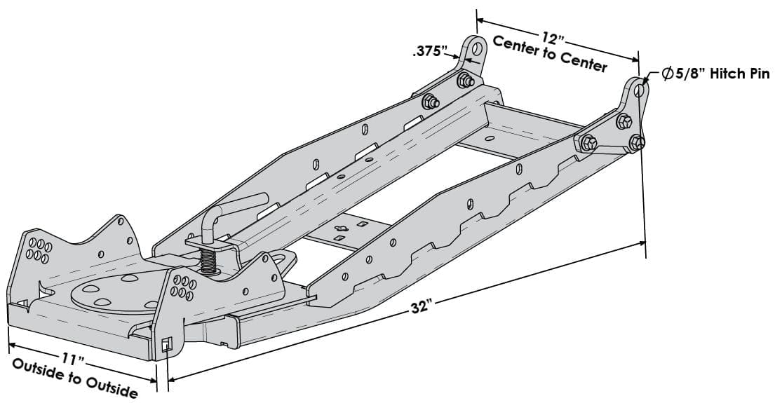 Kfi Yamaha Wolverine Rmax Snow Plow Package