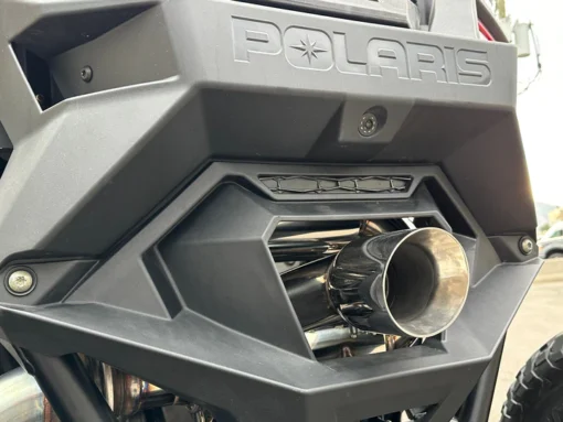 Force Turbos Polaris Rzr Pro R Muffler, Slip On Edition