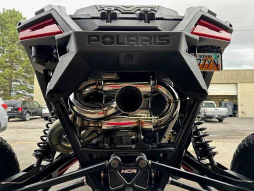 Force Turbos Polaris Rzr Pro R Muffler, Slip On Edition