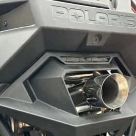 Force Turbos Polaris Rzr Pro R Muffler, Slip On Edition