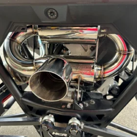 Force Turbos Polaris Rzr Pro R Muffler, Slip On Edition