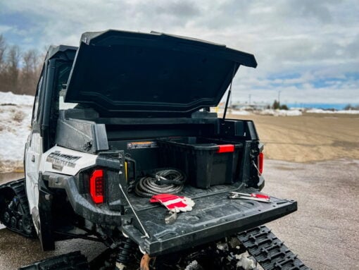 Polaris General Bed Cover, Rear Coverage