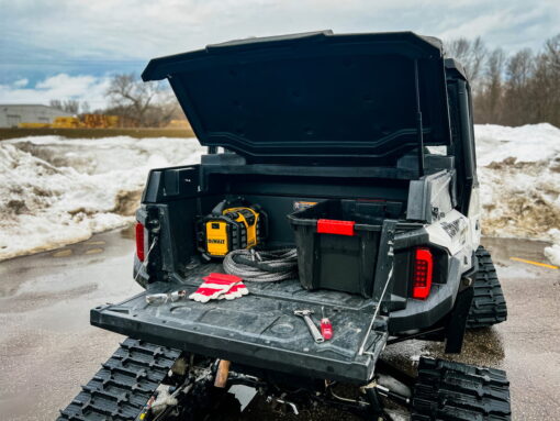 Polaris General Bed Cover, Rear Coverage