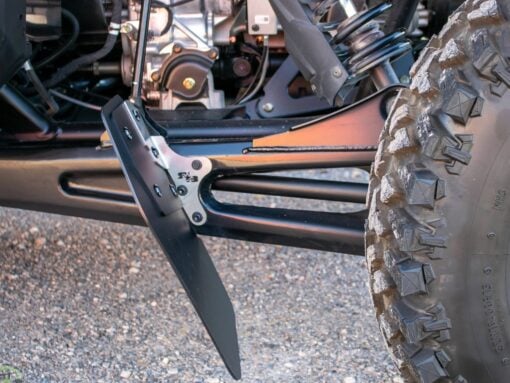 Rokblokz Polaris Pro R Trailing Arm Mud Flaps