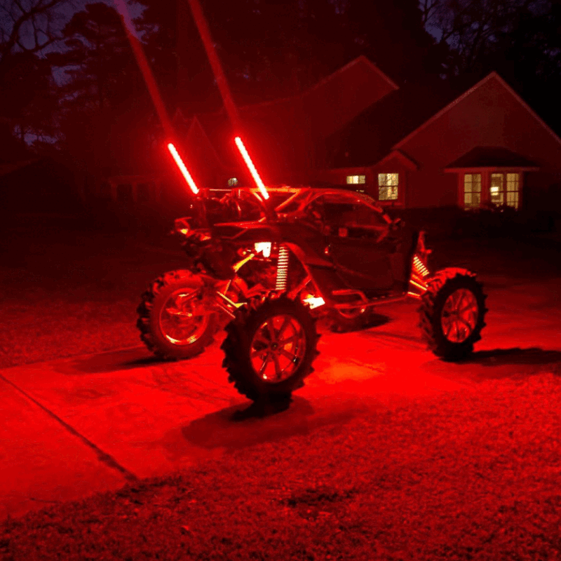 Infinite Offroad Led Whips, Rgb+w