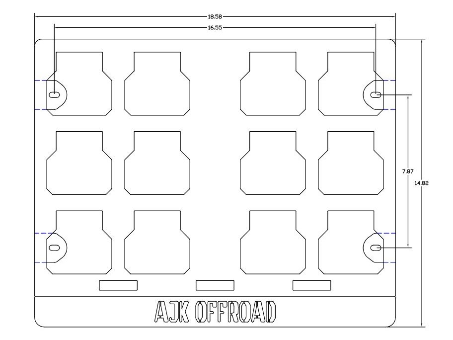 Ajk Offroad Universal Packout Mounts