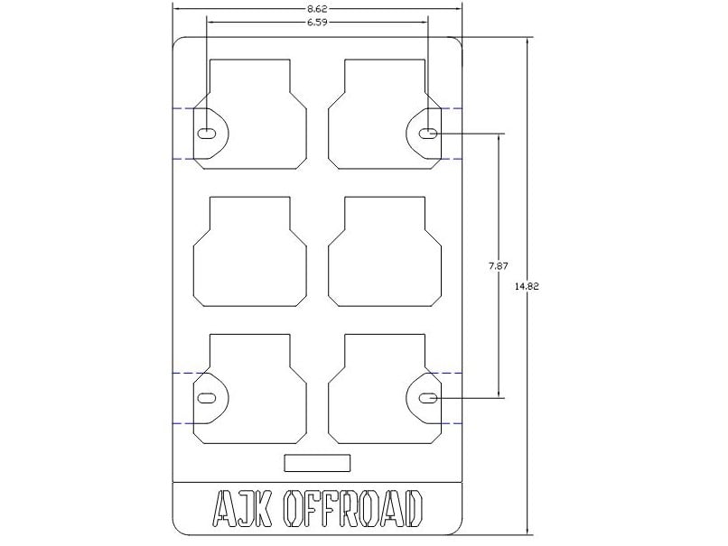 Ajk Offroad Universal Packout Mounts