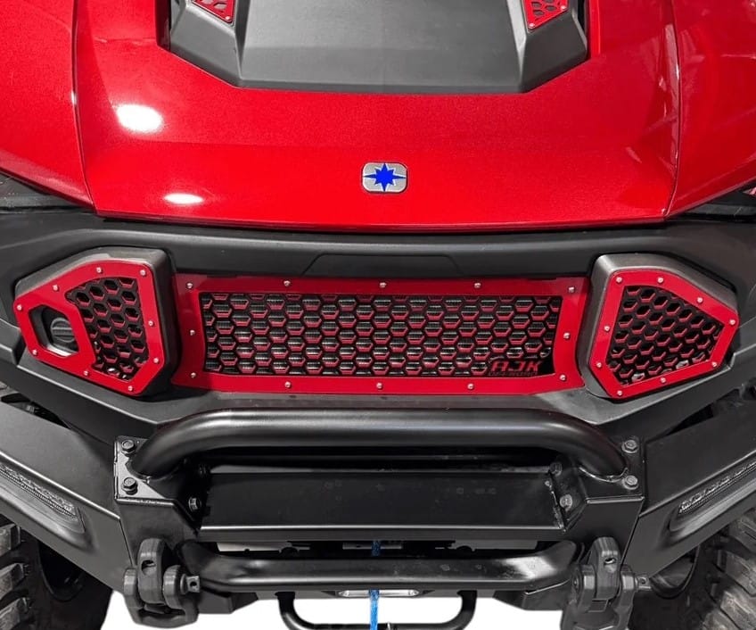Ajk Offroad Polaris Ranger Xd 1500 Grille, 3 Level Mesh