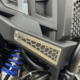 Ajk Offroad Polaris Xpedition Front Accents, Oem Bumper - Polaris Matte Heavy Metal - Oem Color