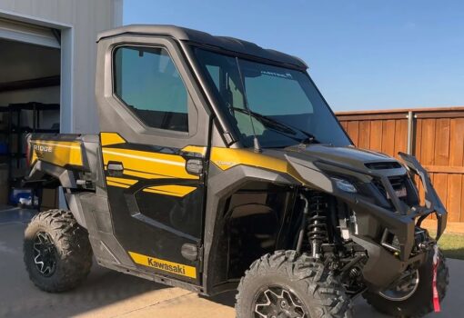Kawasaki Ridge Window Tint, Full Cab Tinting