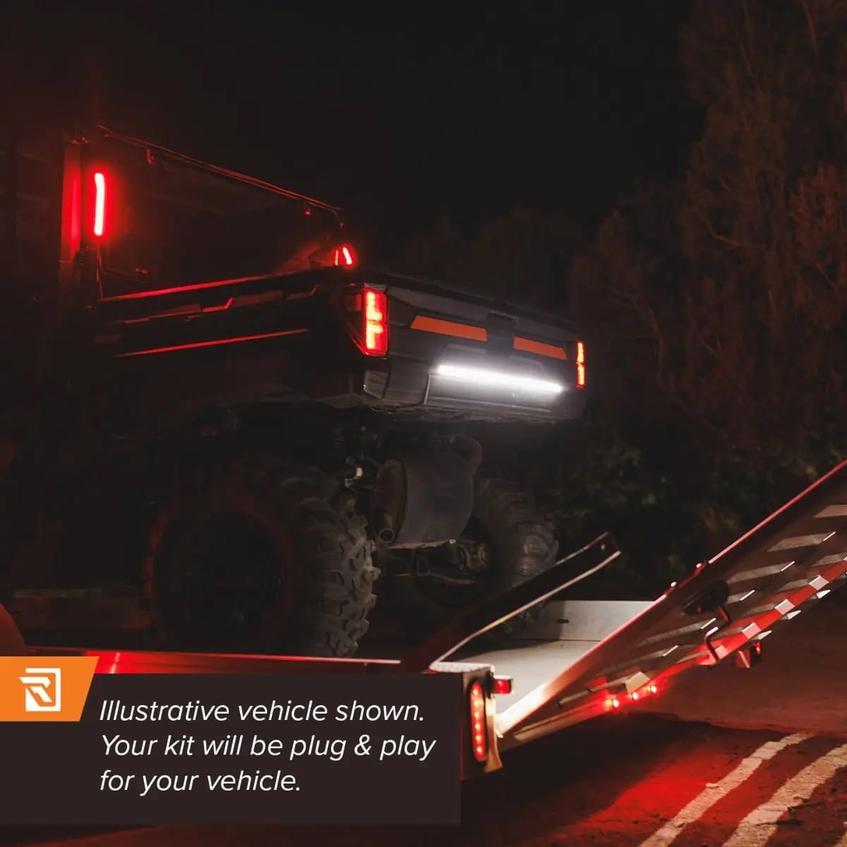 Ravek Can Am Defender Tailgate Light Bar, Multi-function