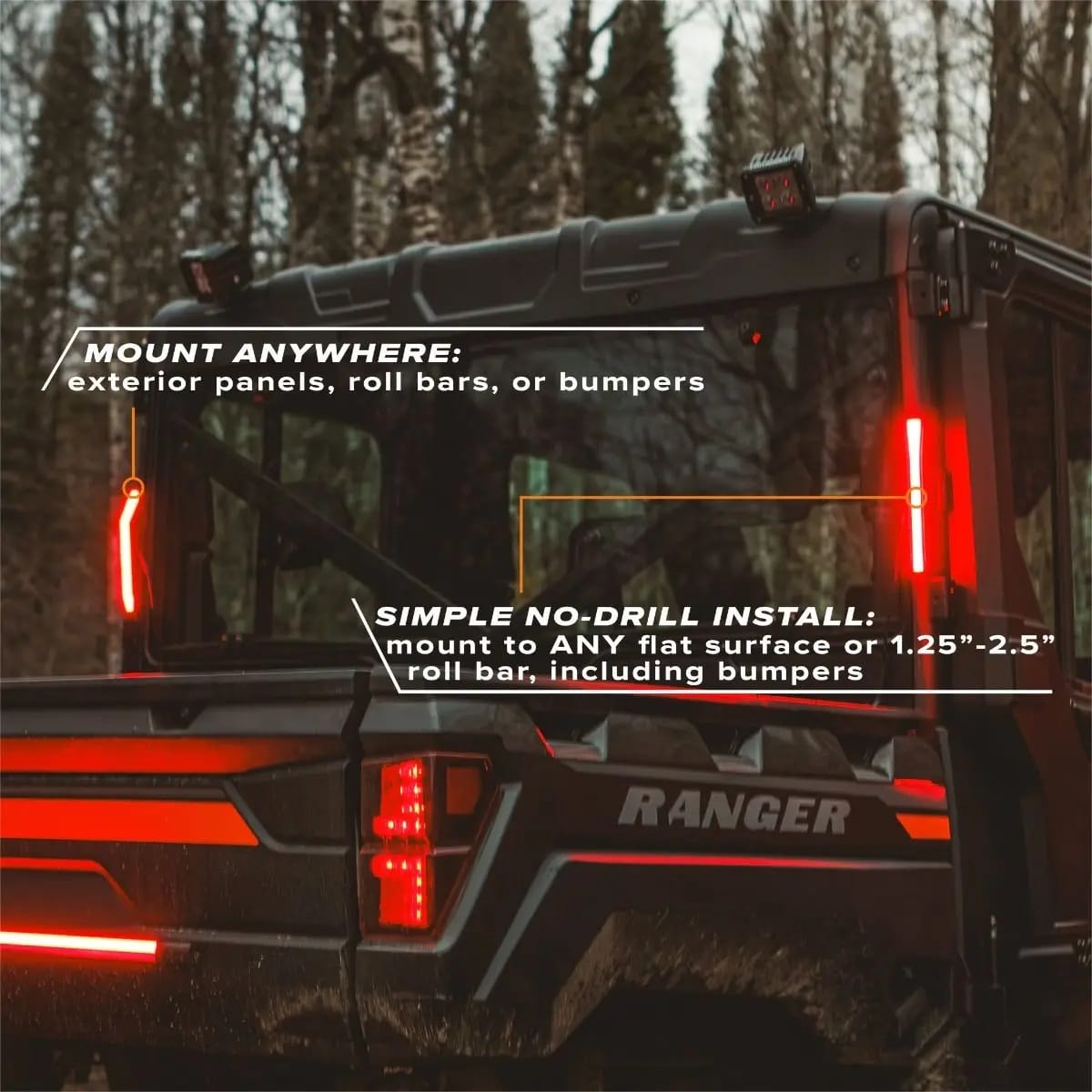 Ravek Polaris Rzr Running Lights