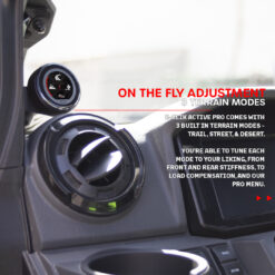 Sdi E-Clik Kawasaki Ridge Adjustable Shock System, Live Valve