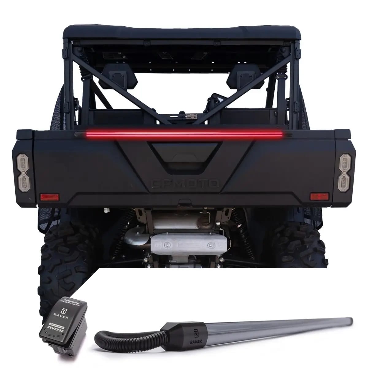 Ravek Cfmoto Uforce Tailgate Light Bar, Multi-function