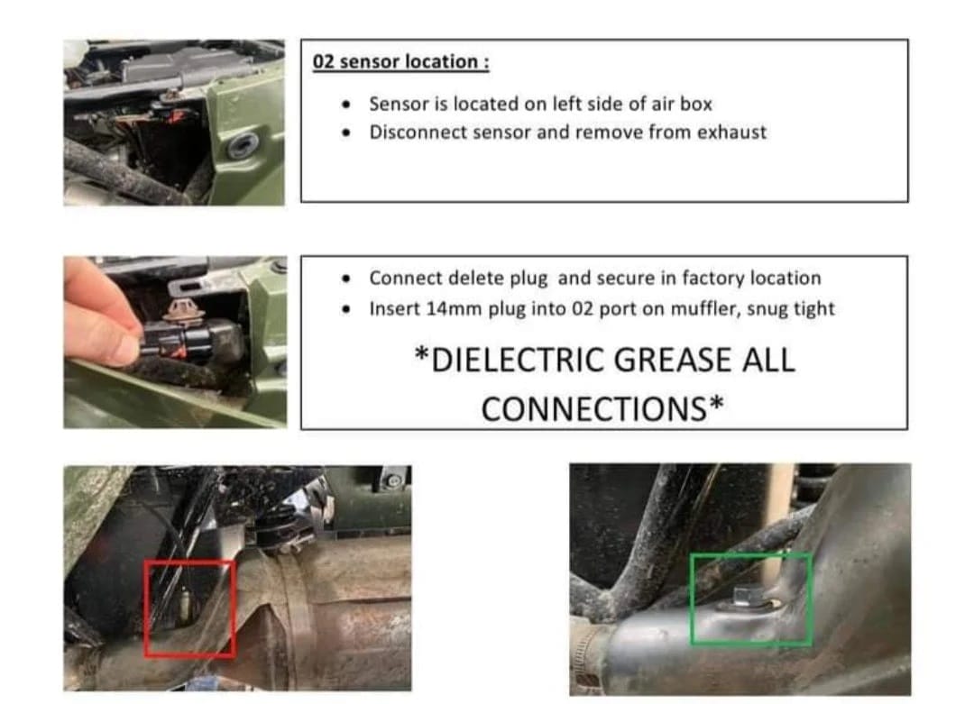 Vessel Honda Rubicon O2 Sensor Delete Kit