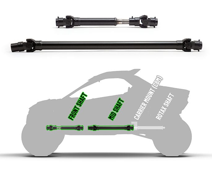 Sandcraft Motorsports Can Am Maverick R Driveshafts