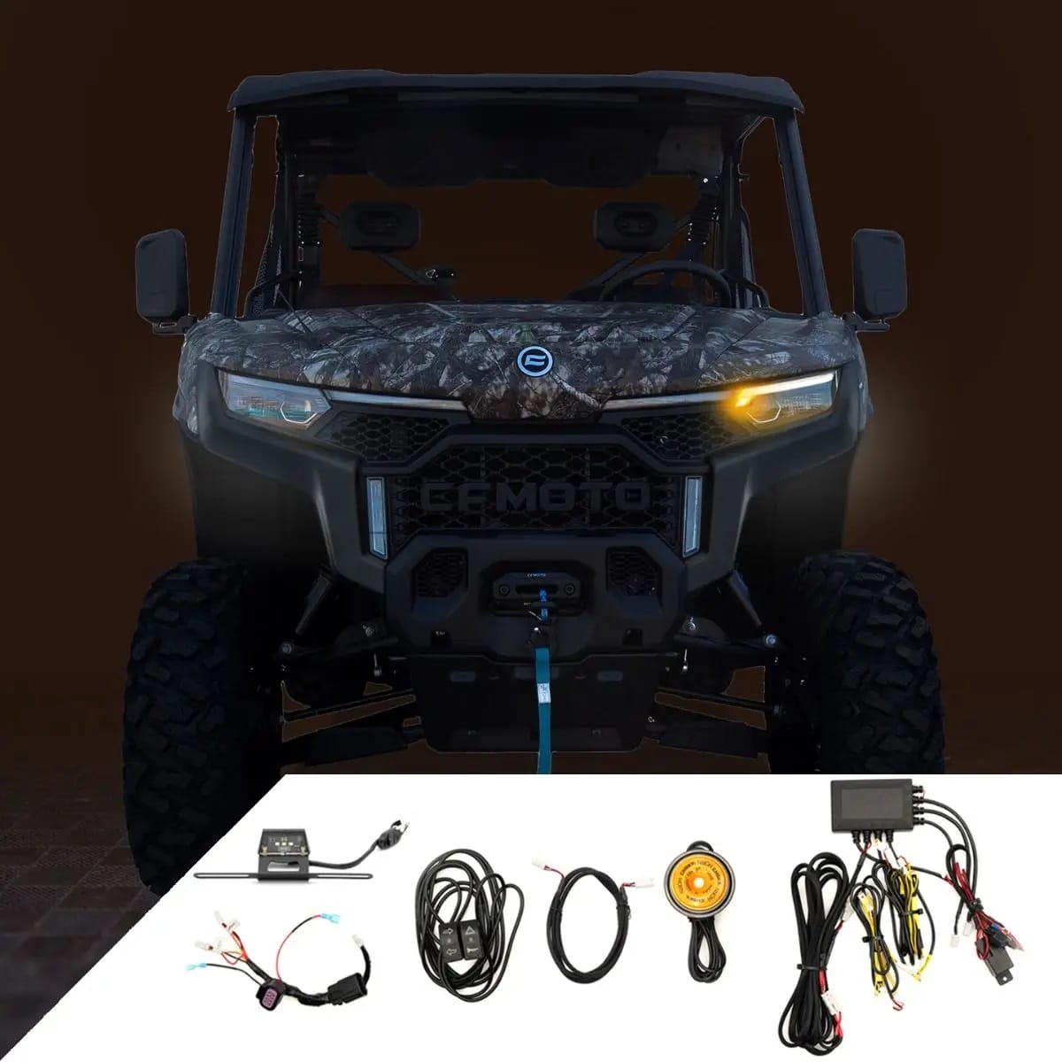 Ravek Cfmoto U10 Turn Signal Kit, Street Legal