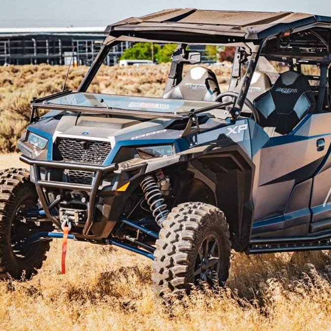 Razorback Polaris General Folding Glass Windshield