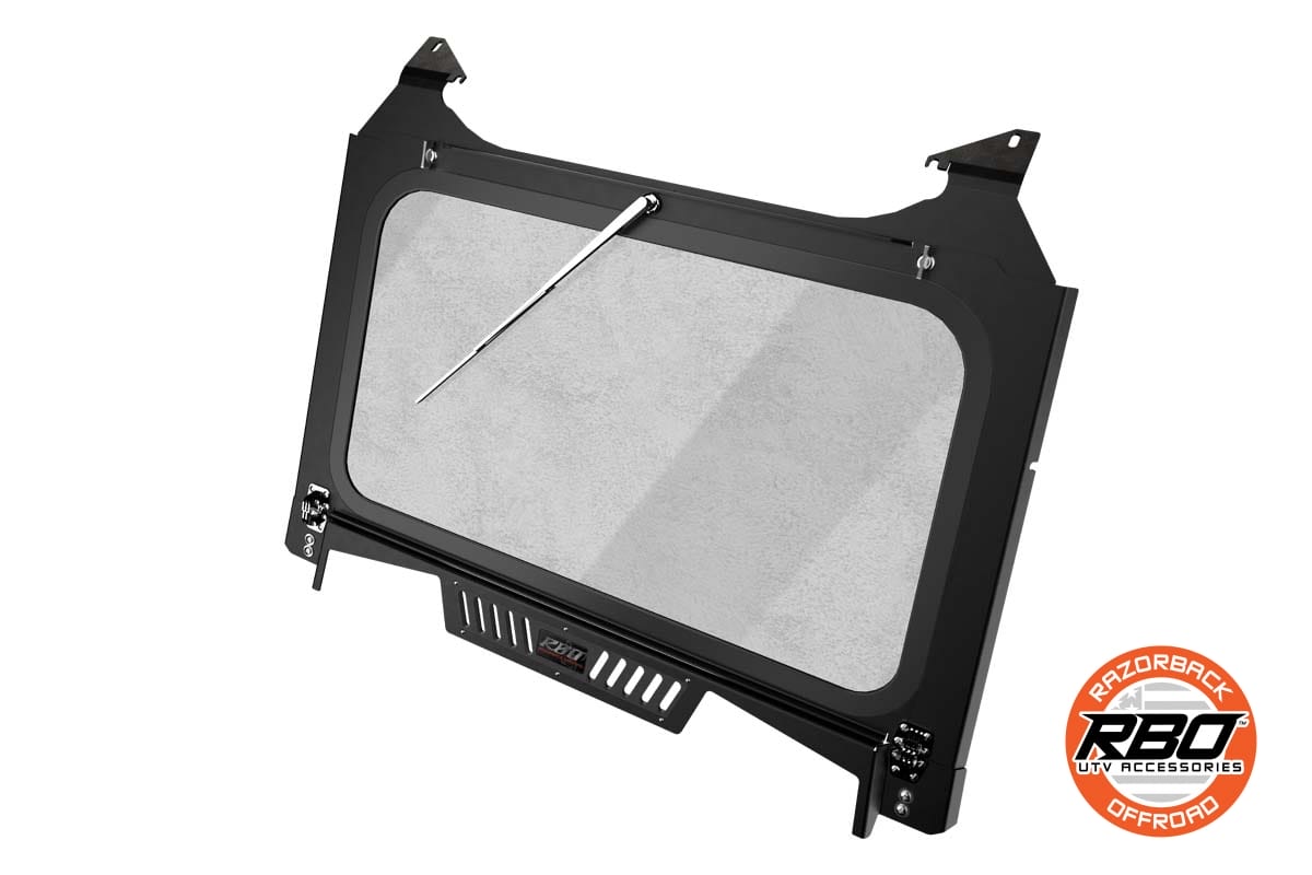 Razorback Polaris Rzr Xp Folding Glass Windshield - Rzr Xp Turbo S, 2018 To 2021