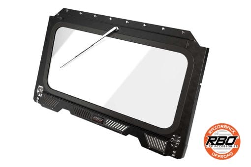Razorback Polaris Rzr Xp Folding Glass Windshield - Rzr Xp Turbo, 2019 To 2021