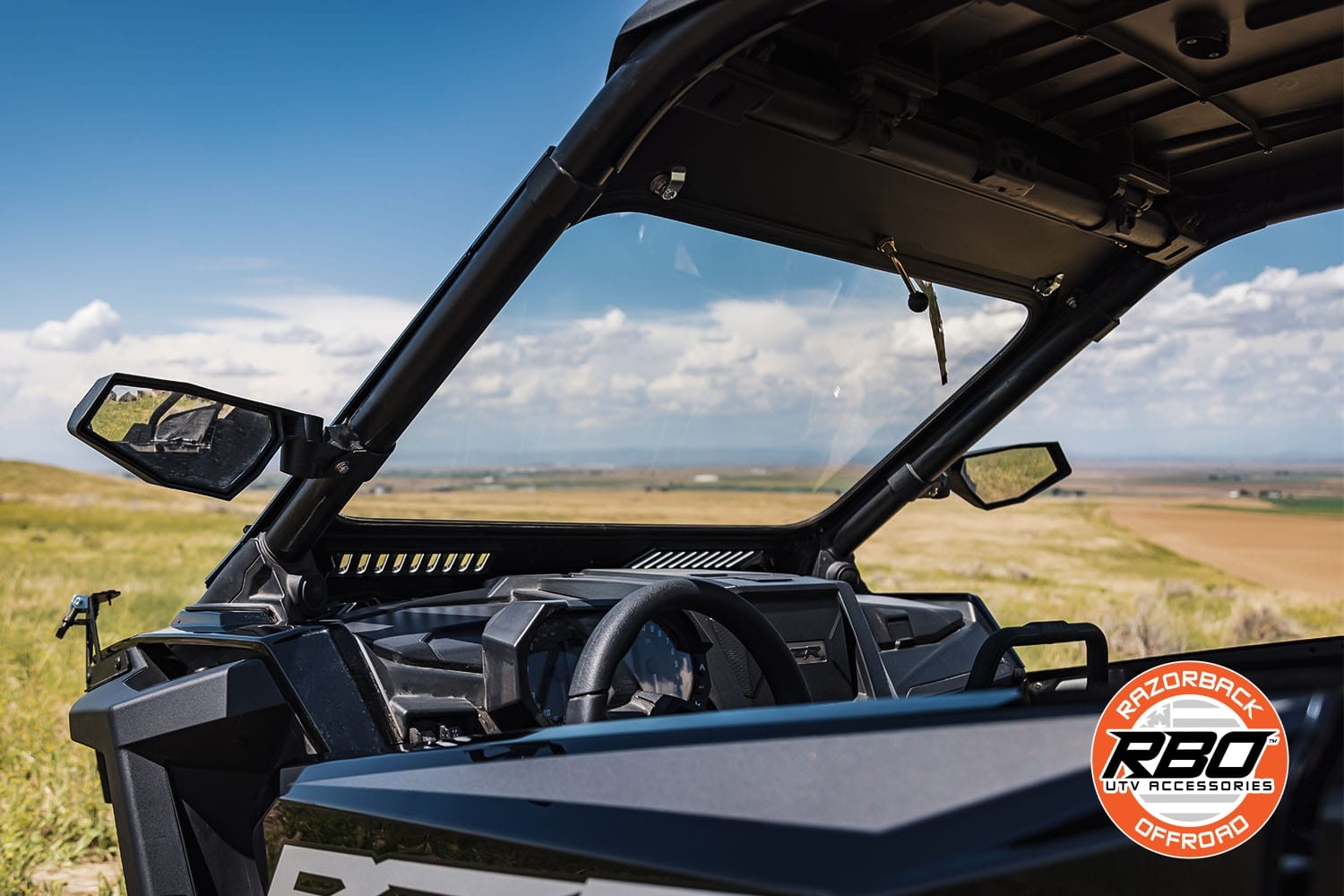 Razorback Polaris Rzr Pro Xp Folding Glass Windshield