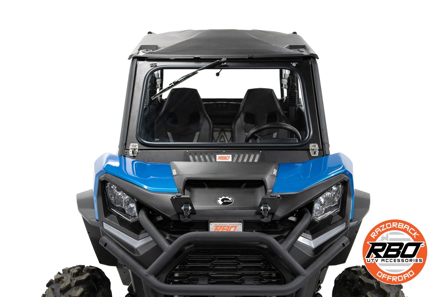 Razorback Can-am Commander Folding Glass Windshield