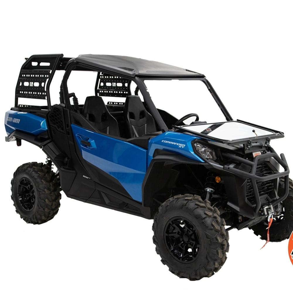 Razorback Can-am Commander Folding Glass Windshield