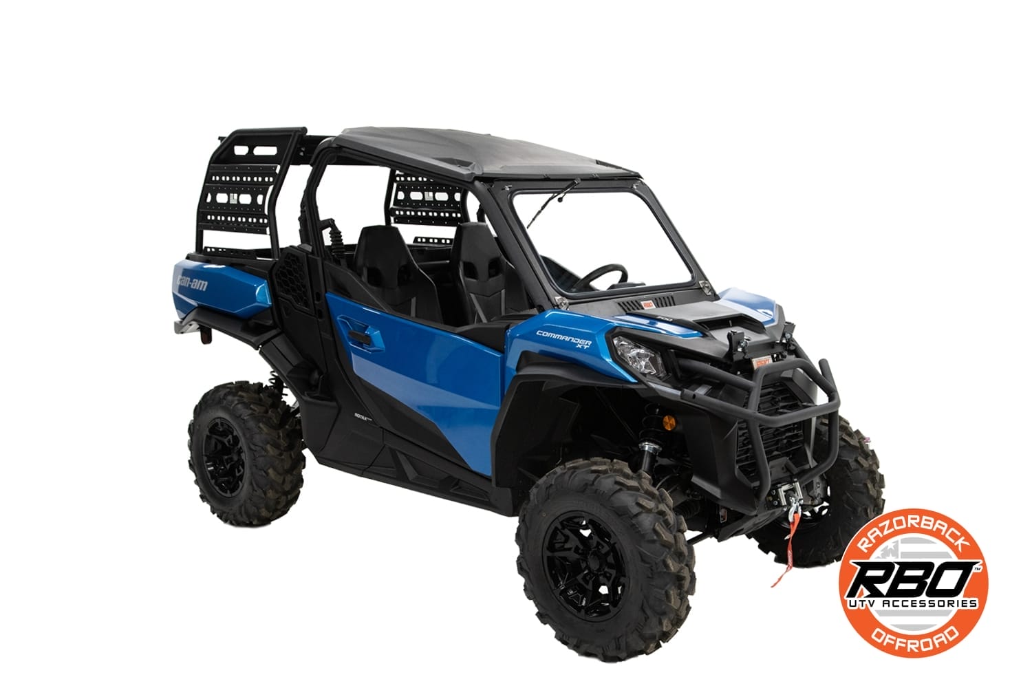 Razorback Can-am Commander Folding Glass Windshield