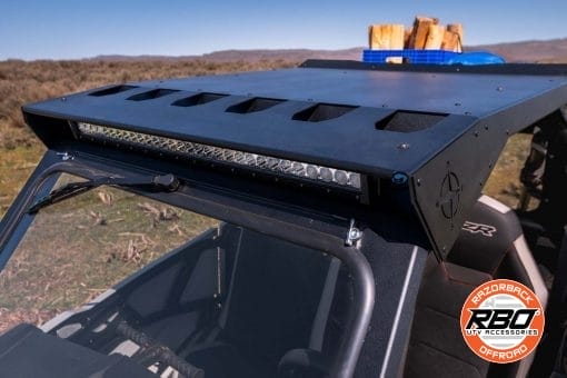Razorback Polaris Rzr Folding Glass Windshield, Included Roof