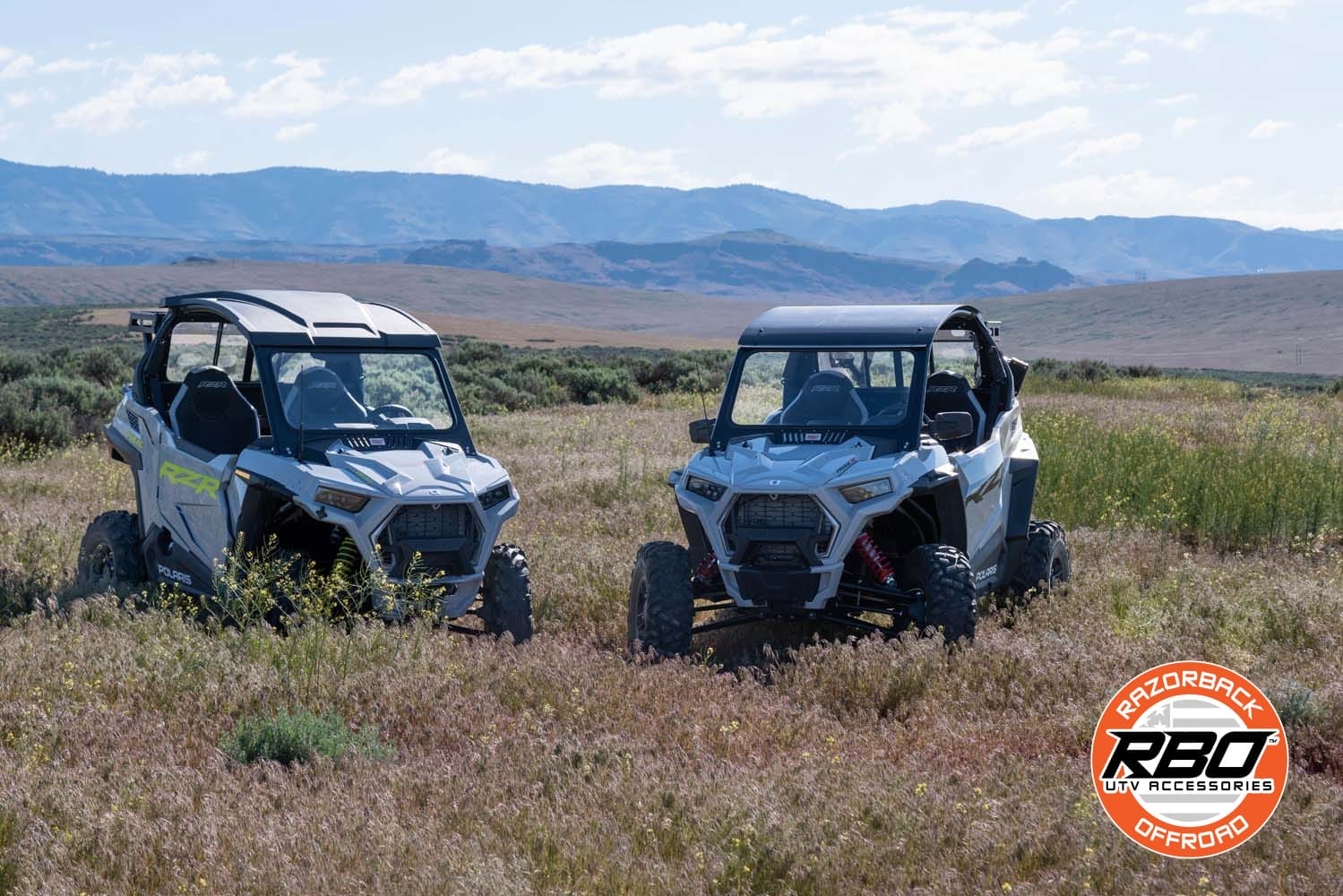 Razorback Polaris Rzr Front Glass Windshield, Trail And Sports