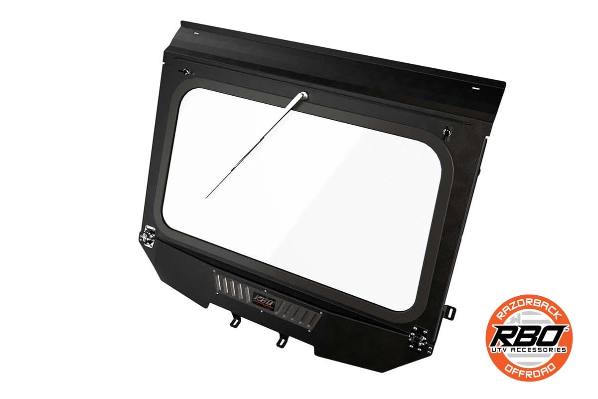 Razorback Can-am Maverick Folding Glass Windshield, Trail And Sports