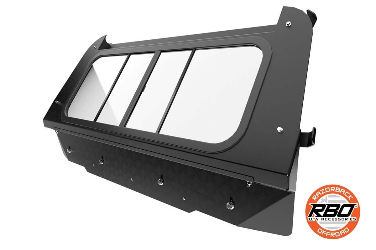 Razorback Polaris Rzr Xp Rear Glass Window, Sliding