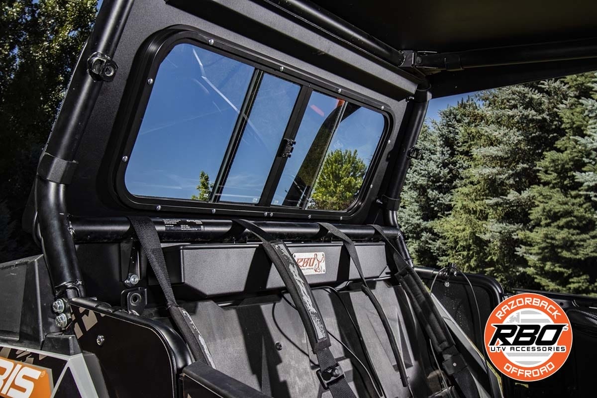Razorback Polaris Rzr Xp Rear Glass Window, Sliding