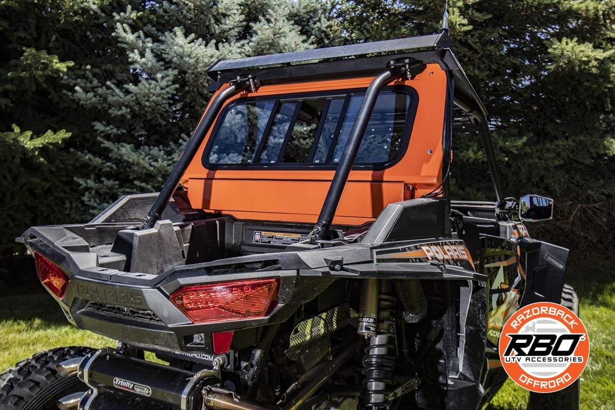 Razorback Polaris Rzr Xp Rear Glass Window, Sliding