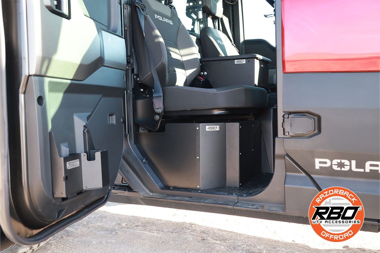 Razorback Polaris Ranger Xd Under Seat Storage, Passenger