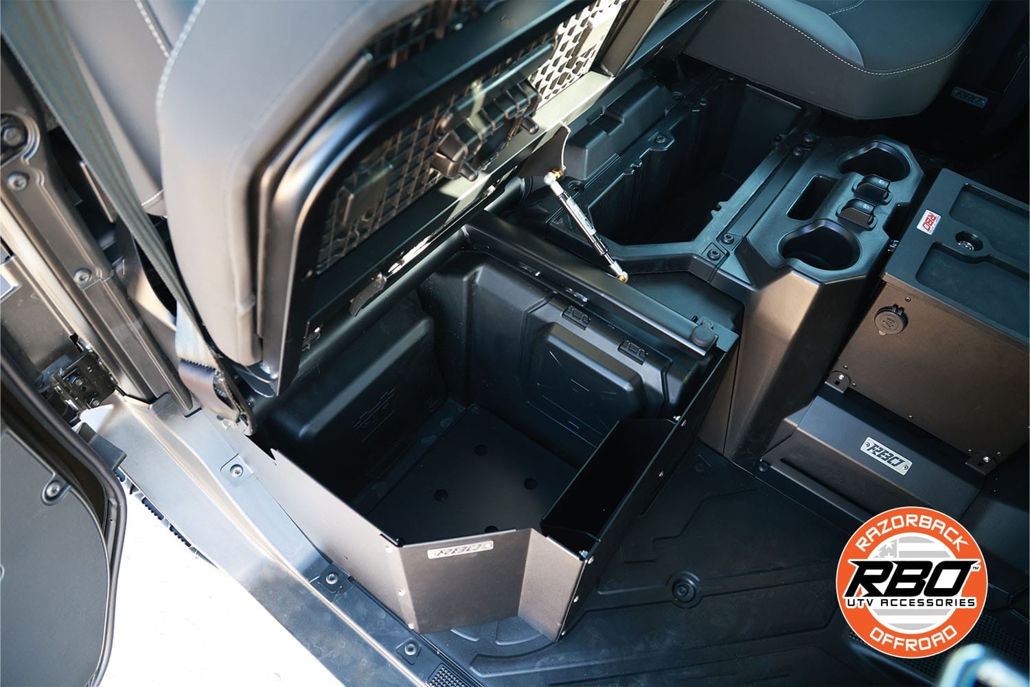 Razorback Polaris Ranger Xd Under Seat Storage, Passenger