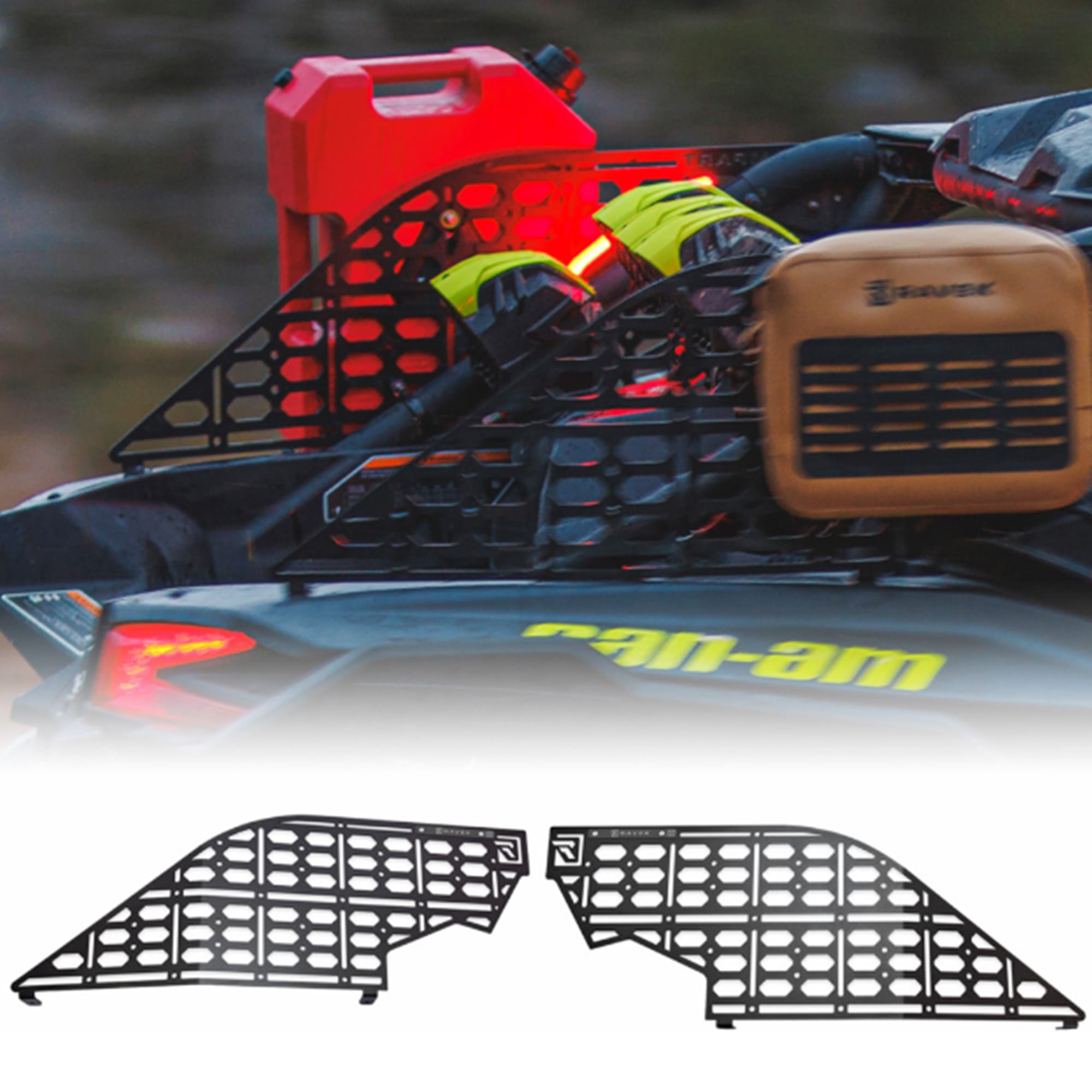 Ravek Can Am Maverick X3 Storage Panels, Molle