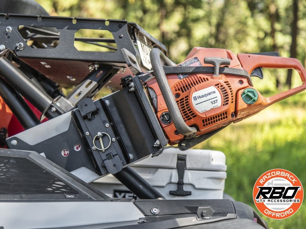 Razorback Utv Roll Cage Chainsaw Mount