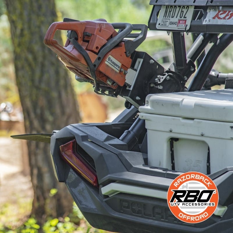 Razorback Utv Roll Cage Chainsaw Mount