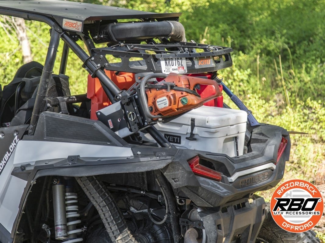 Razorback Utv Roll Cage Chainsaw Mount