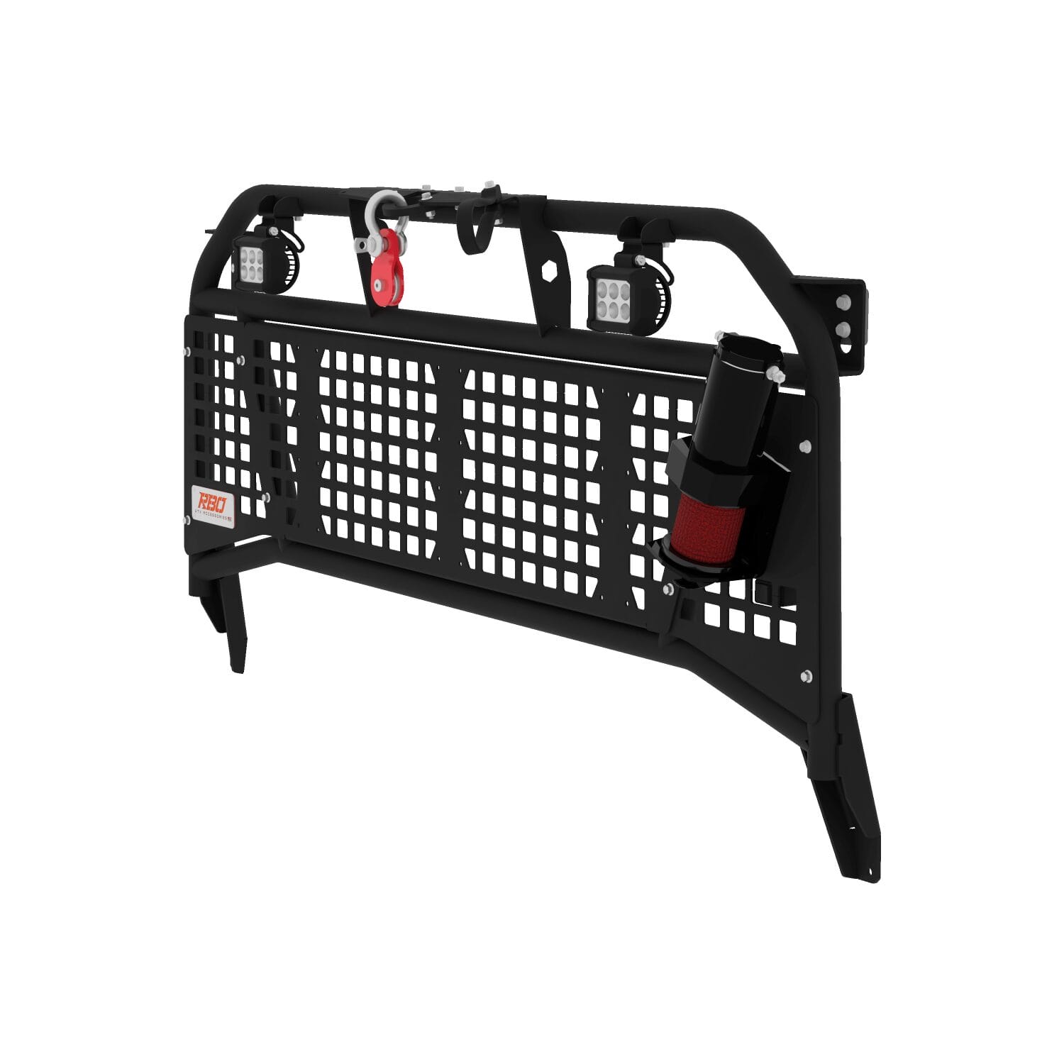 Razorback Can-Am Defender Headache Rack, Winch