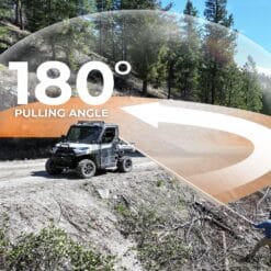 Razorback Polaris Ranger Headache Rack, Winch